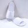 Elcoho 12 Pairs Open Toe Spa Slippers White Spa Hotel Guest Slippers for Spa, Party Guest, Hotel and Travel, Fits Most Men and Women