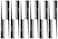 Barber Beauty Hair Krest 4740 8" Rattail Teaser Comb (12 Pack)12 x SB-K4740-BLK