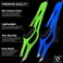 Professional Eyebrow Tweezers Slanted &amp; Pointed Tip Stainless Steel 2,3xPcs Set, Non-Slip Grip Slant Tip Tweezers for Facial Hair, Plucking Removing Ingrown Hairs, Tweezer for Women Men (Blue&amp;Green)
