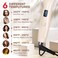 Hair Straightener Brush - Ionic Straightening Comb with Less Frizz, 20s Fast Heating   6 Temp Settings   Auto Temperature Lock &amp; Auto-Off Function - Ideal for All Hair Types, Champagne