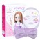 BB Kids Face Masks Spa 5-Pack With Spa Headband   Kids Facial Masks for Girls With 100% Cotton Sheets   Princess Facial Mask for Kids Spa Party Birthday Sleepover (10-Pack with Purple Band)