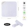 SINLAND Microfiber Facial Cloths Fast Drying Washcloth 12inch x 12inch White 2 pack