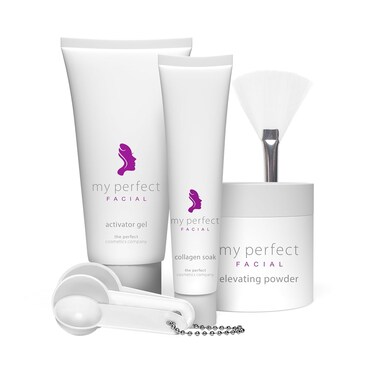 My Perfect Facial by Penny Lane   Anti-Aging Facial Set   10-Treatment Facial Kit   Skin Firming &amp; Hydrating Mask   Collagen &amp; Hyaluronic Acid Formula   Helps Smooth &amp; Refresh Skin   As Seen on TV