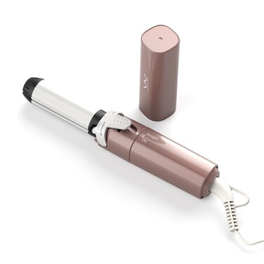 VAV 2 in 1 Iron Hair Straightener and Curler, Curling Iron Ceramic Flat Iron 1 Inch, Instant Heat Up to 400&deg;F, Dual Voltage Mini Curling Wand Travel Size