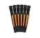 6Pcs/set Pinup Plastic Duck Bill Hair Clips for Sectioning Hair - Professional Non Slip Silicone band Clips Salon DIY Accessories Hairpins Hairgrip for Women(Blcak-Style2)