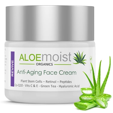 Anti Aging Retinol Cream for Face with Hyaluronic Acid, Vitamin C &amp; E, Pure Aloe Vera Gel, Green Tea, Glycolic Acid &ndash; Retinol Eye Cream, Fine Line &amp; Wrinkle Cream for Women &amp; Men &ndash; 1.7 FL Oz