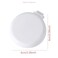 White Folding Hair Brush with Mirror, Round Portable Folding Pocket Hair Brush Mini Hair Massage Comb Travel Size,travel brush,for Men Women and Girls white Hair Brushes