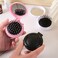 White Folding Hair Brush with Mirror, Round Portable Folding Pocket Hair Brush Mini Hair Massage Comb Travel Size,travel brush,for Men Women and Girls white Hair Brushes