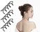Mini Skater 4Pcs 1.88 inch Length Spiral Hair Pin Spin Twist Pin for Women DIY Hair Style, Black