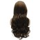 Lushy Wavy Long 26inch Brown Blonde Mix Wig Full Density Heat Friendly Synthetic Lace Front Wig
