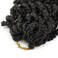 150 Strands Goddess Box Braids Crochet Hair Curly Braided Crochet Box Braiding Hair 14 Inch 3X Pre Looped Box Braid Crochet Braids Extensions 5 Packs Wavy Crochet Hair for Black Women