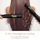 Jinri 1 Inch Professional Travel Hair Straightener with Dual Voltage, Digital Anti Static Ceramic Tourmaline Flat Iron with LED Display Black