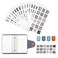 Finger Angel 16 PCS Designs Nail Art Stamping Stamp Plates with Template Holder Set Manicure Tools Nail Art Templates Stencils Decorations Tips
