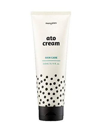 Mongdies Ato Cream - Moisturizing &amp; Hydrating Solution for Sensitive &amp; Delicate Skin, Excellent Grade in German Derma Test, EWG Green Level Ingredients, Natural Fragrance, 240ml