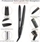 LOVANI Titanium Flat Iron, 450F High Heat Hair Straightener with Digital LCD, Dual Voltage, Auto Shut Off, Heat Resistant Bag, Glove and 2 Hair Clips (7 Piece Set), Black
