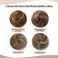 SARLA Fake Hair Buns Extensions Drawstring Ballet Bun Synthetic Donut Chignon Updo Hairpieces for Women Girls Lady Medium Brown/Ash Blonde 1 Piece