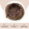 SARLA Black Hair Bun Extension Synthetic Drawstring Fake Ballet Bun for Women Girls Lady Updo Donut Chignon