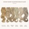 SARLA Hair Extensions Invisible Wire Dirty Blonde Highlight Wavy Curly Synthetic Hairpieces Balayage for Women Long 18 Inch Adjustable Headband No Clip