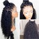 13x6 Lace Frontal Wigs for Black Women Pre Plucked Lace Wig Glueless Brazilian Remy Human Hair Wigs with Baby Hair (20 inch, 150% Density Full Lace Wig)