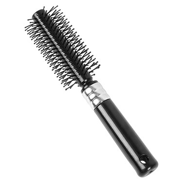 uxcell Plastic Handle Round Hair Brush, Wet Styling Brush Detangling Bristles for Men and Women, Professional Salon Results Comb Hairbrush for Thick or Curly Hair, 1 Pack