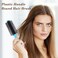 uxcell Hairstyle Curly Hair Brush, Professional Wet Styling Dryers Hairbrush for Salon Home, Plastic Handle Roll Round Comb Detangling Teezer Bristles for Men and Women, 1 Pack