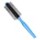 uxcell Hairstyle Curly Hair Brush, Professional Wet Styling Dryers Hairbrush for Salon Home, Plastic Handle Roll Round Comb Detangling Teezer Bristles for Men and Women, 1 Pack