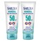Safe Sea Zinc Oxide Sunscreen SPF50   Clear Mineral Face Sunscreen Without White Cast   Anti-Jellyfish Sting Protective Lotion   Coral Reef Safe   Travel Size - 2Oz (60ml), Pack of 2