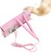 Mini Hair Straightener, 2 in 1 Portable Ceramic Tourmaline Flat Iron Heating Curler for Curling Straighten Bang, Wavy Hair, Short Hair Hair Tools Hair Straightener Comb (Pink)