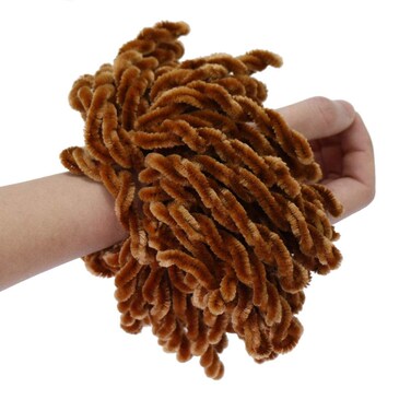 LMVERNA Scrunchie Volumizing Hijab Plain Big Hair Ring Tie Bun Clip Hijab Scarf Volumizer Scarf (Yellow)