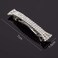 lasenersm Hair Clip, 2 Pieces Hair Accessory with Three Row Rhinestone Crystal, Hair Barrette Clip for Girls and Women, 2.75 in Length, Silver