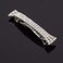 lasenersm Hair Clip, 2 Pieces Hair Accessory with Three Row Rhinestone Crystal, Hair Barrette Clip for Girls and Women, 2.75 in Length, Silver
