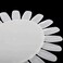 10PCS White Acrylic Wheel False Nail Art Tips Practice Display for Nail Art Tool