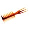 3 Pieces 3-in-1 Double-Sided Plastic Fish Tail Comb: Multifunctional Styling Tool for Hair Coloring, Highlighting, Balayage, and Microbraiding