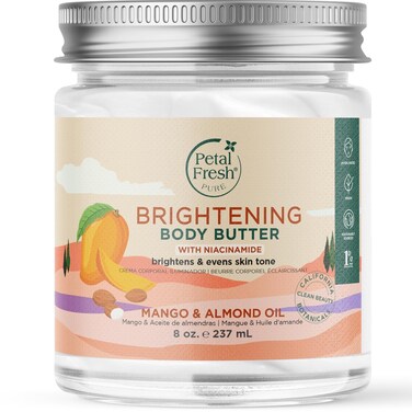 Petal Fresh Pure Brightening Body Butter Mango + Almond Oil