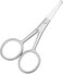 Safety Hair Scissors Stainless Steel Blunt Tip Scissor for Hair Cutting Professional Grooming for Eyebrows, Nose, Moustache, Beard Men Women