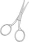 Safety Hair Scissors &ndash; Stainless Steel Blunt Tip Scissor for Hair Cutting &ndash; Professional Grooming for Eyebrows, Nose, Moustache, Beard