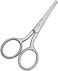 Safety Hair Scissors &ndash; Stainless Steel Blunt Tip Scissor for Hair Cutting &ndash; Professional Grooming for Eyebrows, Nose, Moustache, Beard