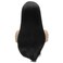 Lushy Straight Long 24inch Silky Black Wig Heat Friendly Heavy Density Realistic Synthetic Lace Front Wig