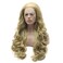 Lushy Wavy Long 26inch Blonde Auburn Mix Full Density Heat Friendly Synthetic Lace Front Wig