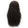 Lushy Long 26inch Curly Ash Brown Wig Heavy Density Realistic Synthetic Lace Front Wig