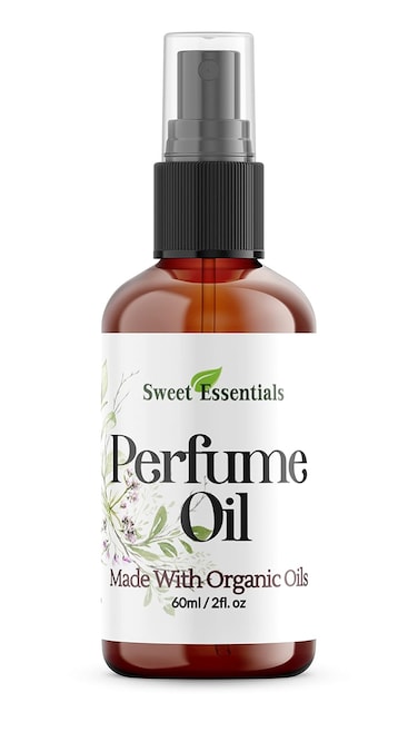 Sweet Essentials SANDALWOOD PATCHOULI, Fragrance/Perfume Oil, Made with Organic Oils, 2oz, Spray on Perfume Hair &amp; Body Oil - Alcohol, Silicone &amp; Preservative Free