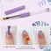BQAN 1Pcs Nail Ombre Brush Nail Art Gradient Painting Brush With Rhinestone Handle For Nail Design, For Gel Nails