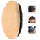 Hair Brush - Medium Hard 360 Wave Brush for Men - Beech Wood Handle, Boar Bristle, Wavy Hair, Hair Styling Brush for Black Hair, Beard Brushes (Yellow, 5x2.76x1.40 inches, 100g)