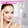 2 Pack Beauty Marker Eyebrow Mapping Pen microblading Marker Pen Skin Marker Pen Eyebrow Permanent Makeup Position Mapping Mark Tools for Eyebrow Lip Liners Skin (White + Pink)