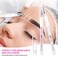 2 Pack Beauty Marker Eyebrow Mapping Pen microblading Marker Pen Skin Marker Pen Eyebrow Permanent Makeup Position Mapping Mark Tools for Eyebrow Lip Liners Skin (White + Pink)