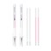 2 Pack Beauty Marker Eyebrow Mapping Pen microblading Marker Pen Skin Marker Pen Eyebrow Permanent Makeup Position Mapping Mark Tools for Eyebrow Lip Liners Skin (White + Pink)