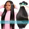 Straight Human Hair Bundles - 20 Inch Brazilian Virgin Straight Hair For Black Women