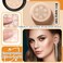 Mushroom Head Air Cushion CC Cream Foundation Makeup,Moisturizing BB Cream Face Makeup Liquid Foundation,Long Lasting Full Coverage Concealer Cushion Foundation for All Skin Types（Ivory）