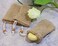 3pcs Soap Bag Net Pouch Saver Pocket Soap Lifting Pads Natural Sisal Jute Foaming Mesh Body Scrubber Bath Exfoliator Exfoliating Drying Soap Holder for Shower Gift DIY Craft (9x14cm, Brown)
