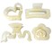 Big Hair Claw Clips Non Slip Large Claw Hair Clips for Women and Girls, Strong Hold Banana Hair Jaw Clips for Thick Hair 4 Pcs